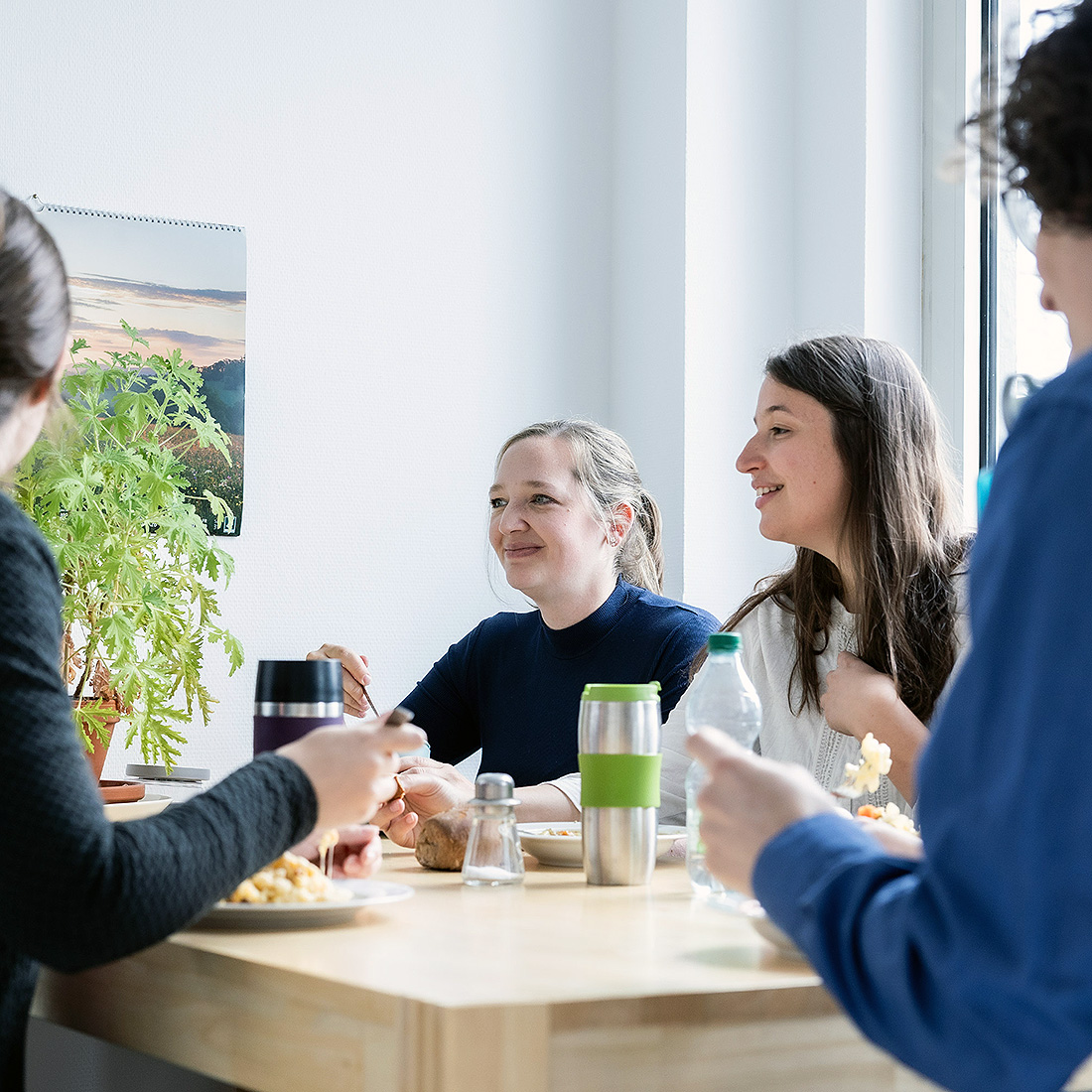 Gemeinsames Mittagessen bei IWP